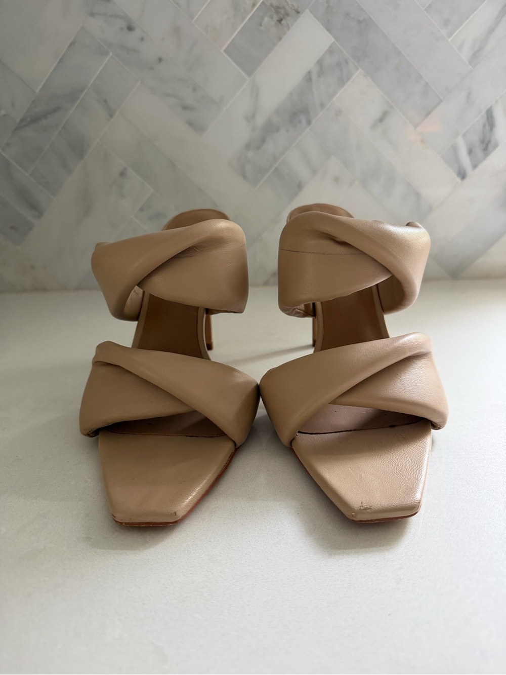 Alias Mae Puff Strap Heeled Sandals
